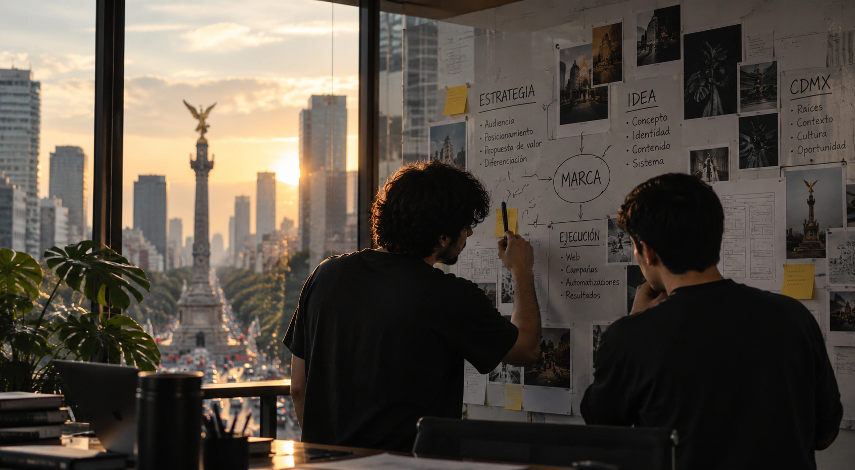 Equipo ROMTECStudiO desarrollando una estrategia de marca en Ciudad de México