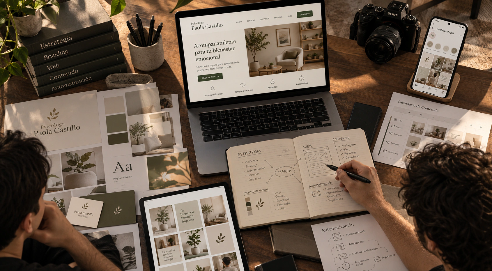Sistema creativo de marca, web y contenido desarrollado por ROMTECStudiO