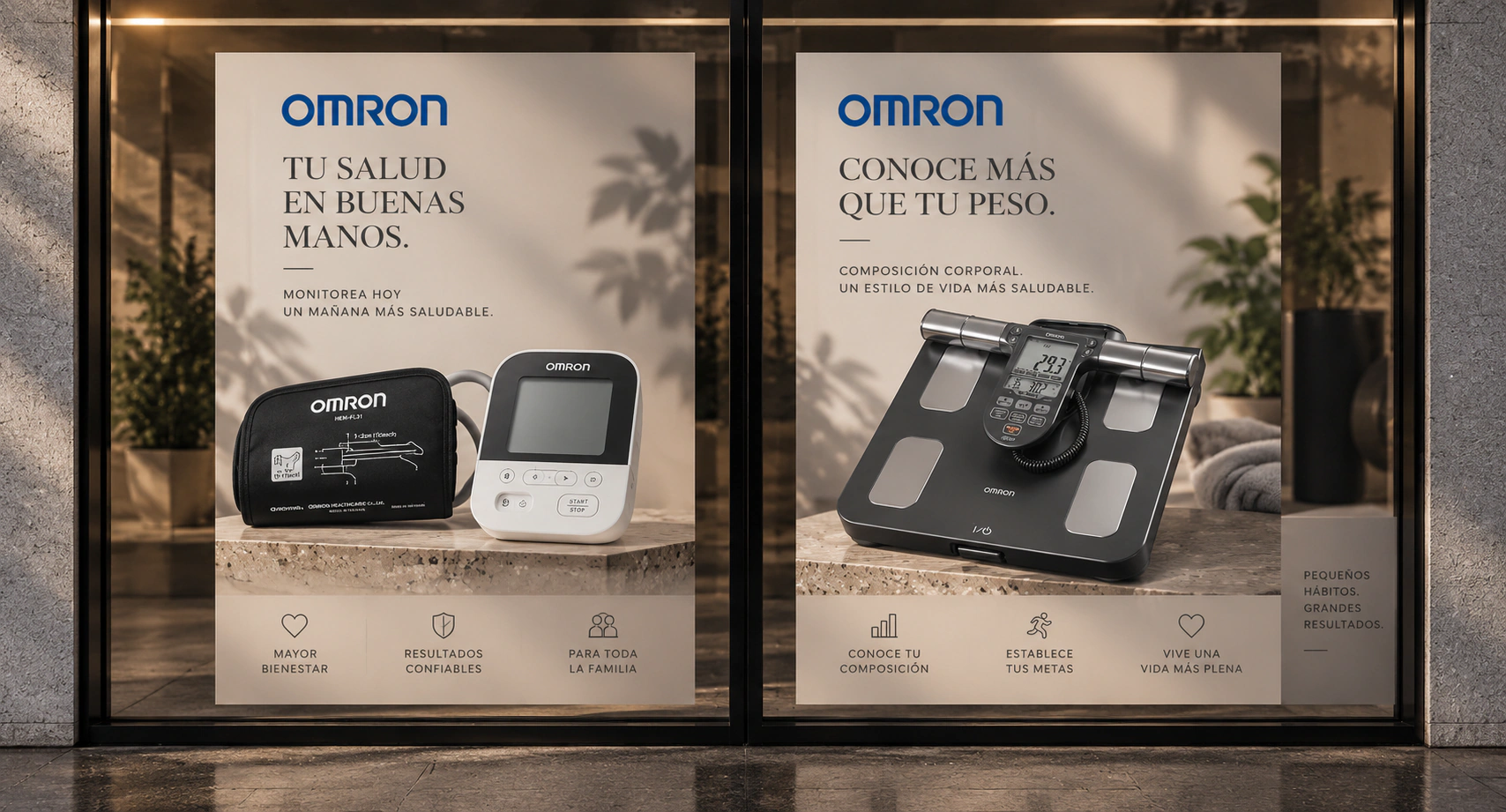 Diseño gráfico para OMRON